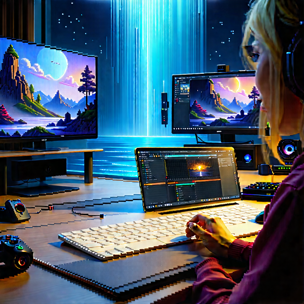 Entertainment technology in design studio