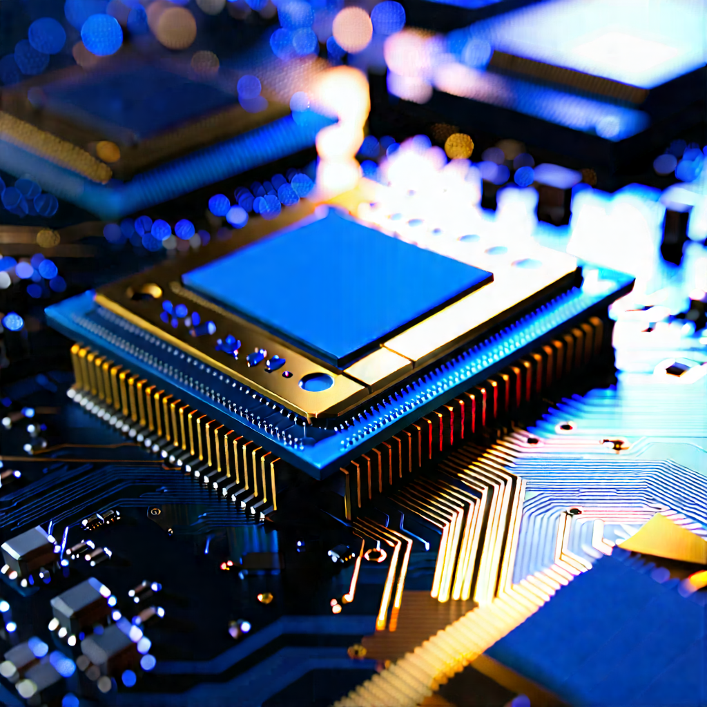Close-up of memory module
