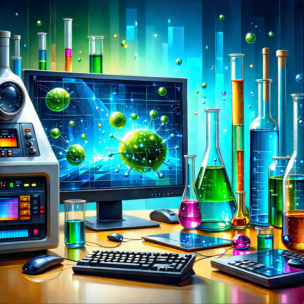 Entertainment technology in (modern:1.5) laboratory