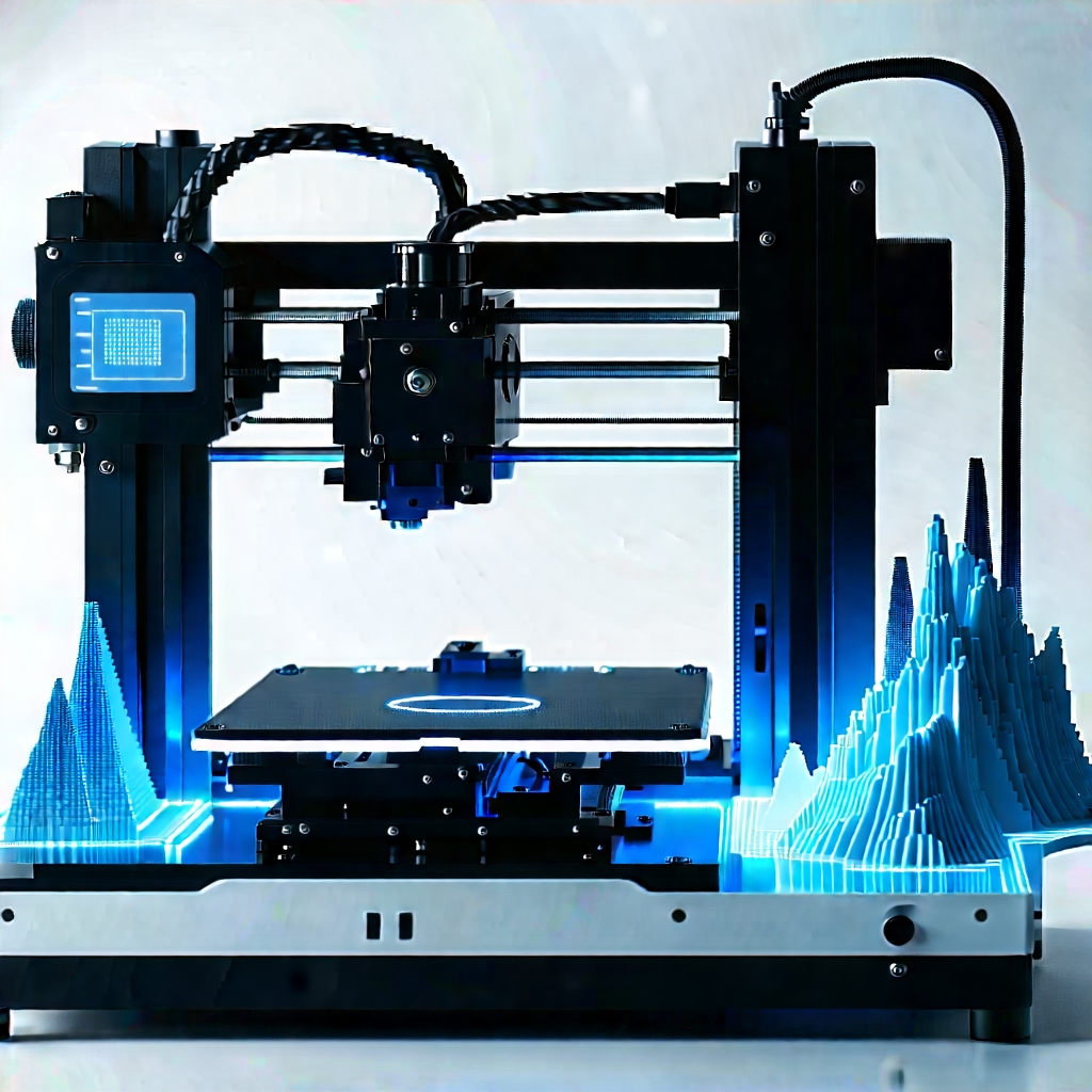 3d printer with data streams