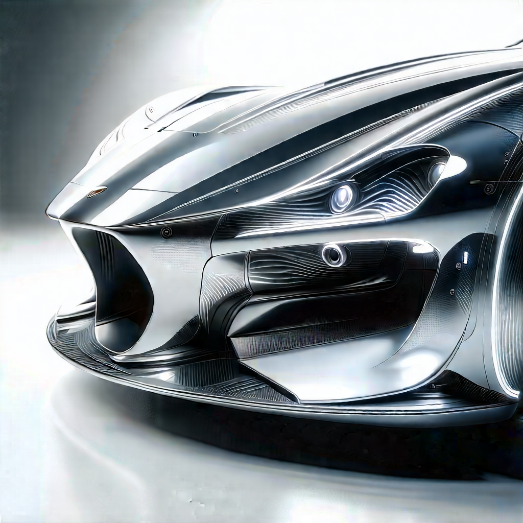Automotive Technology In Design Studio With Futuristic Shown