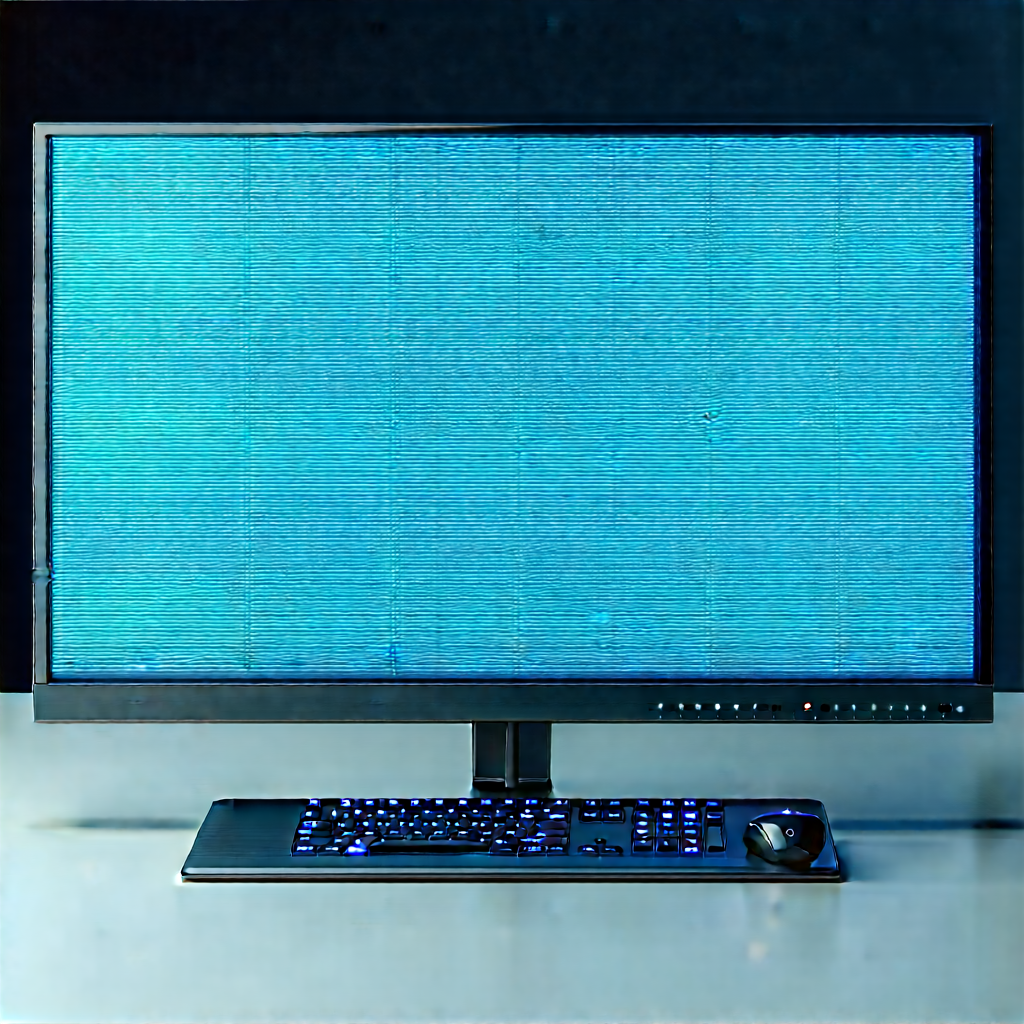 Healthcare Technology In Tech Office With Computer Monitor
