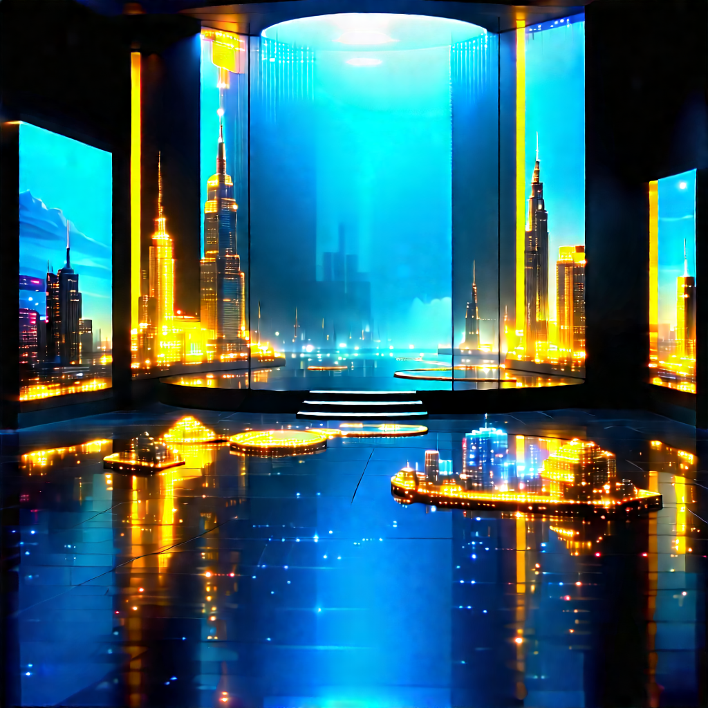 (futuristic:1.38) innovation hub