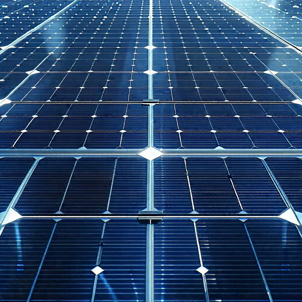 Solar Panel With Laser Scanning With Large Solar