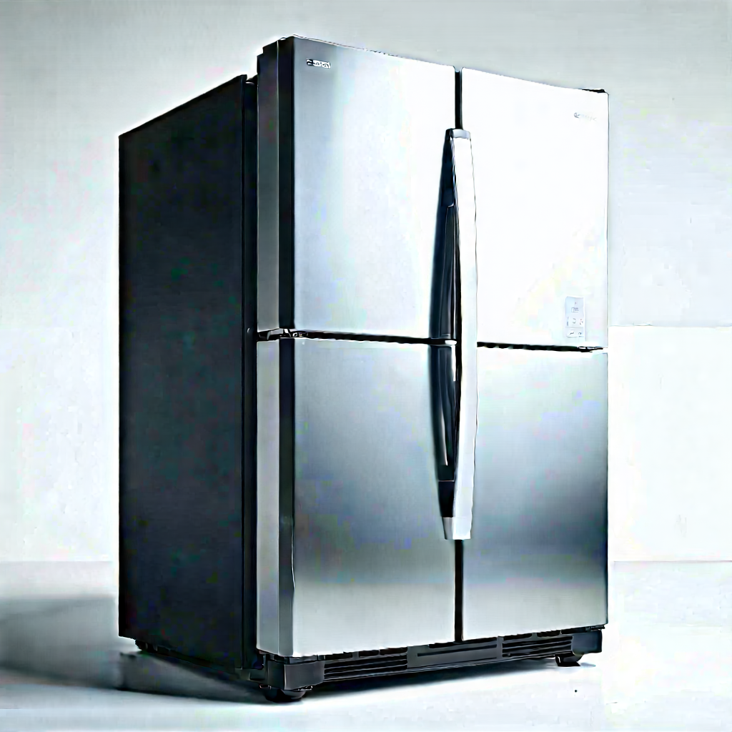 Innovative Smart Appliance Design With Large, Metallic