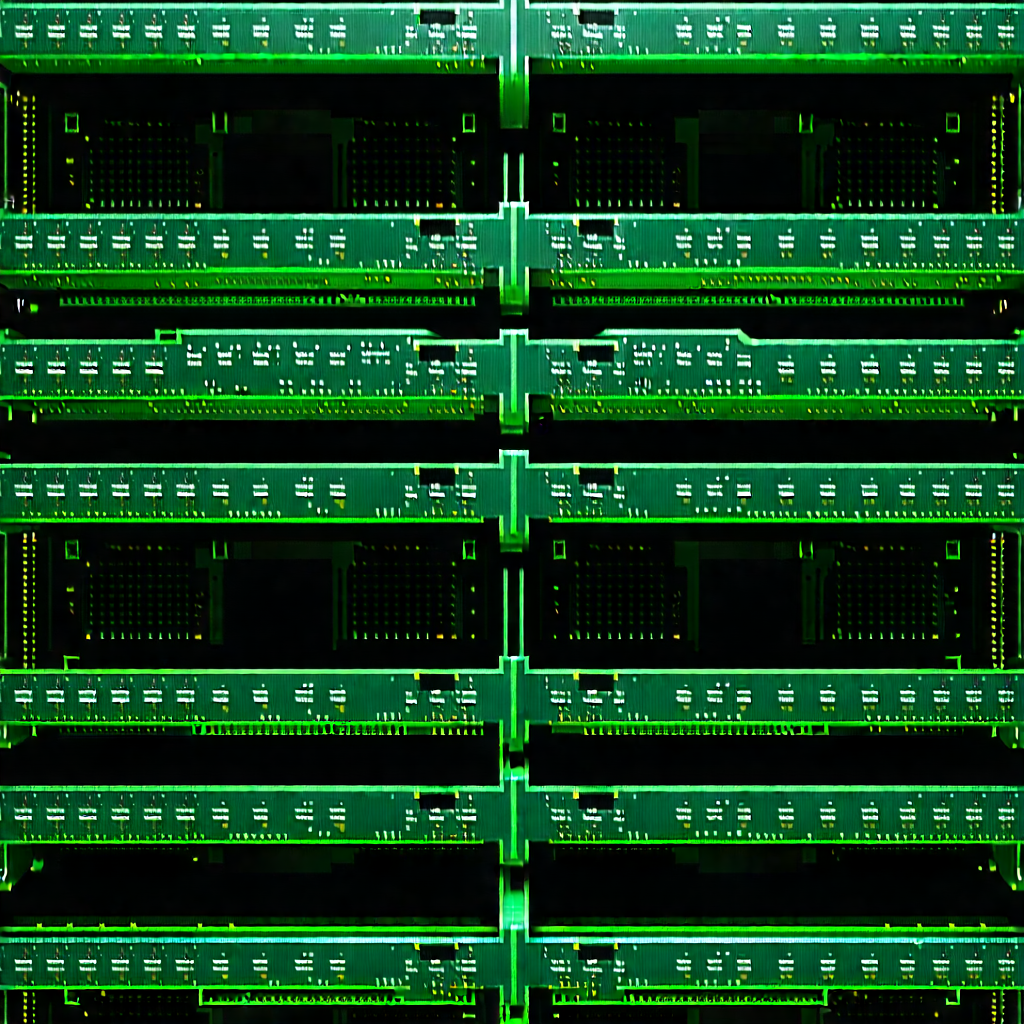 Close-up of memory module