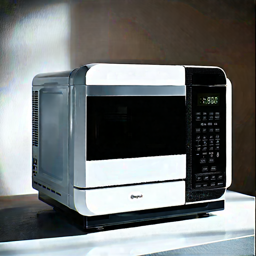 Innovative Smart Appliance Design With White Microwave