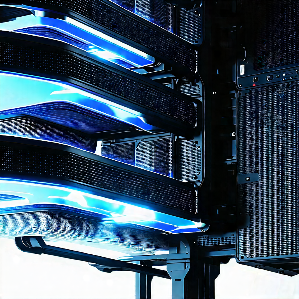 Close-up of cooling system
