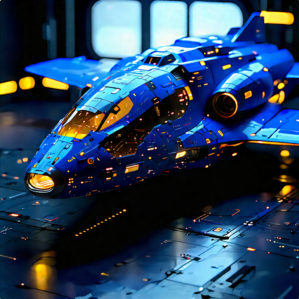 Aerospace technology in (design:1.19) studio