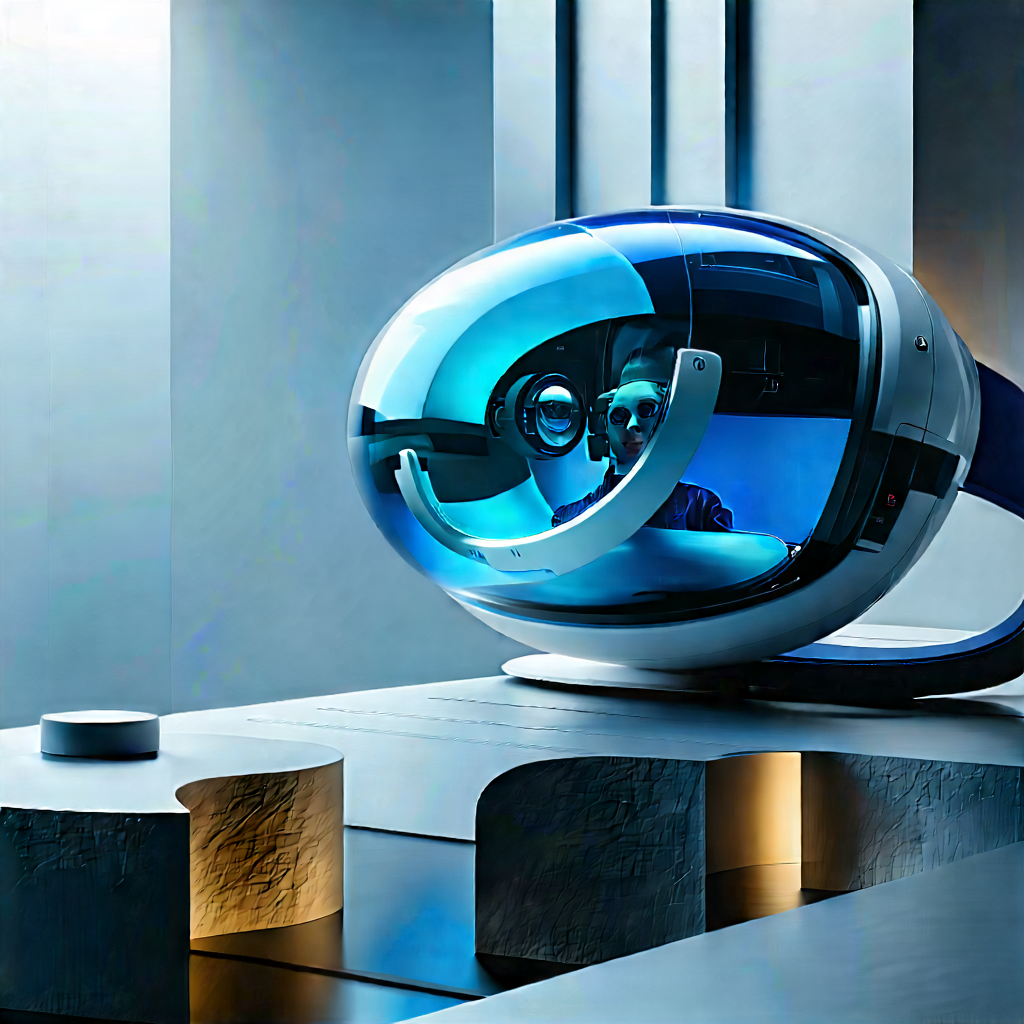 Innovative Wearable Device Design With Futuristic-looking Chair