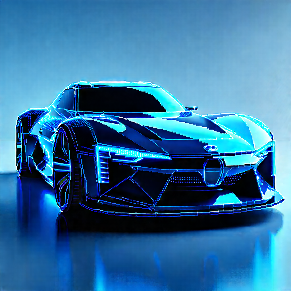 Automotive Technology In Design Studio With Blue Shown