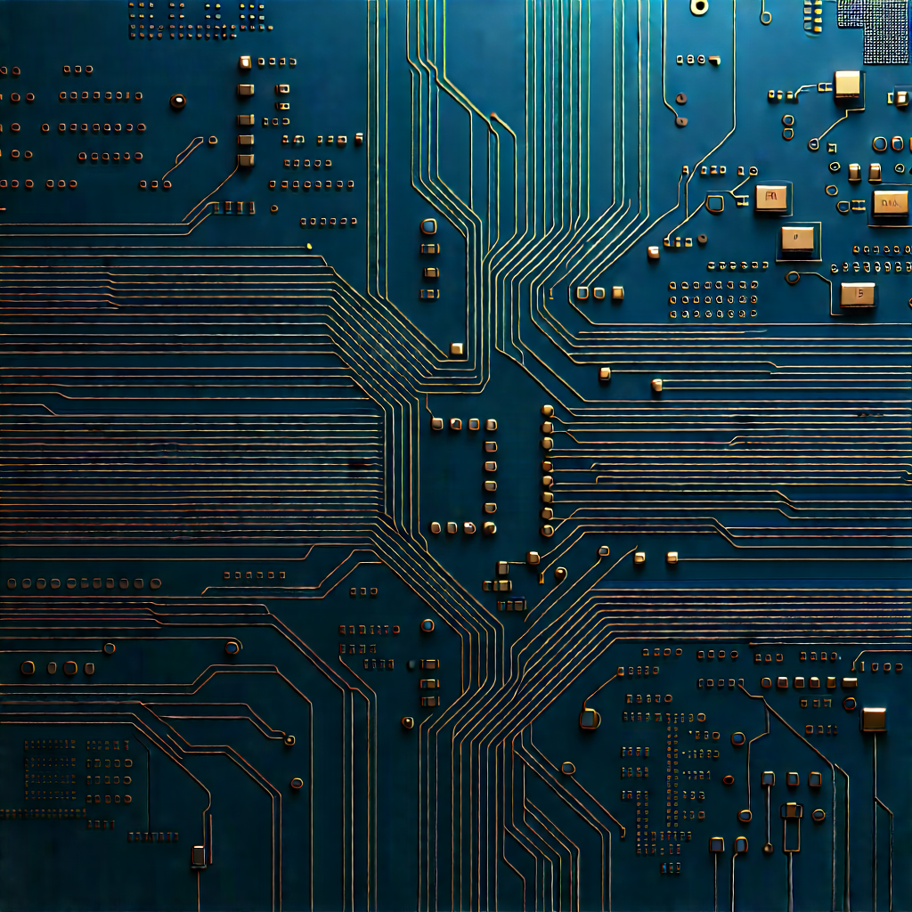 Circuit board with data streams