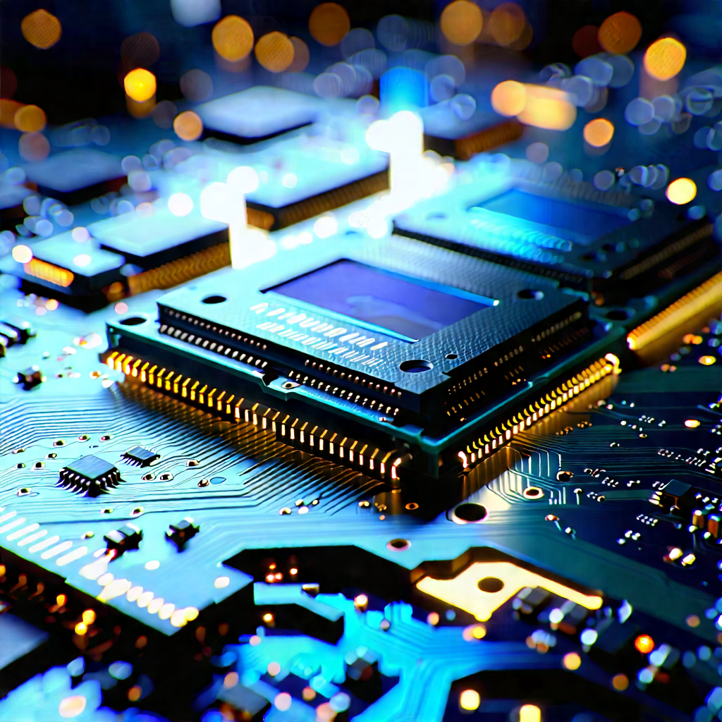 Close-up of memory module