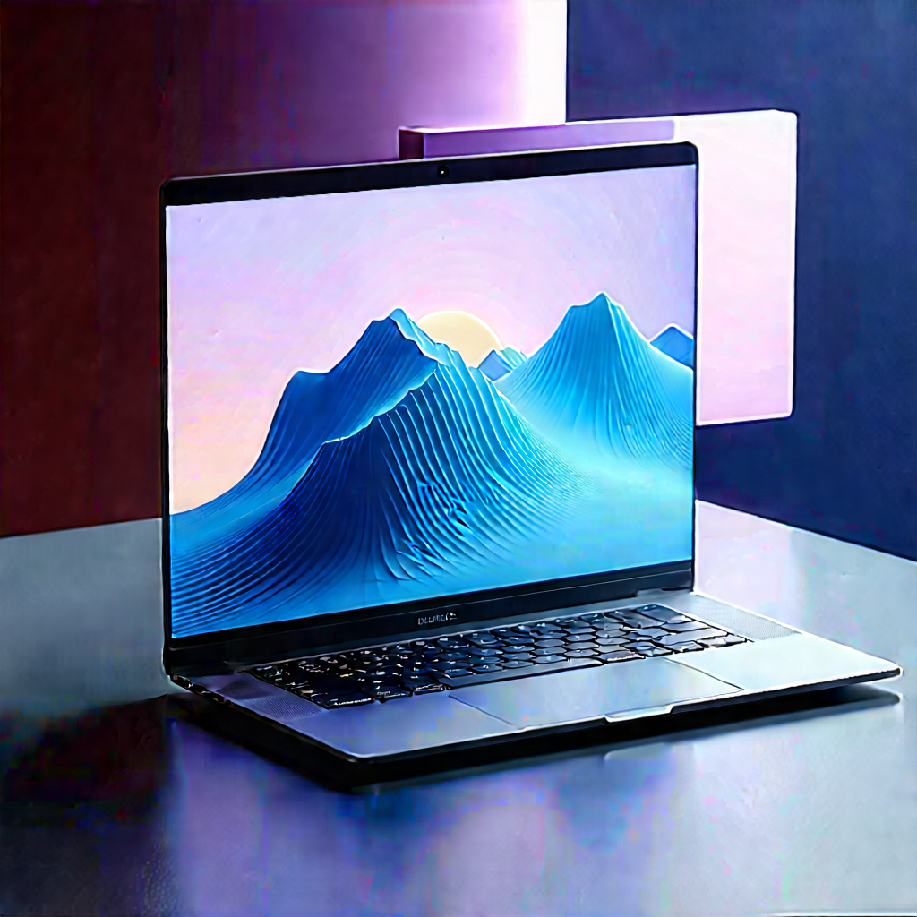Laptop With Streaming Content With Laptop Computer