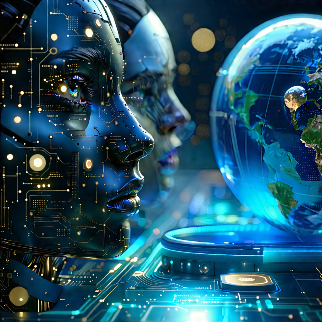 Machine Learning Visualization With Robotic Faces,