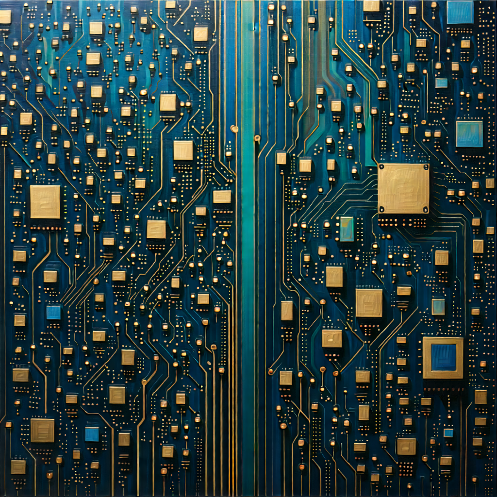 Close-up of sensor array
