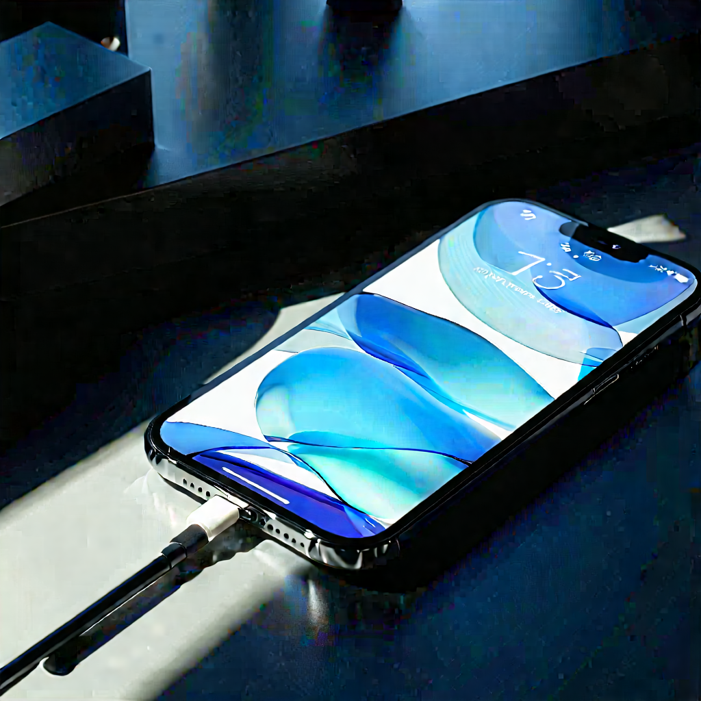 Smartphone With Streaming Content With Smartphone Placed