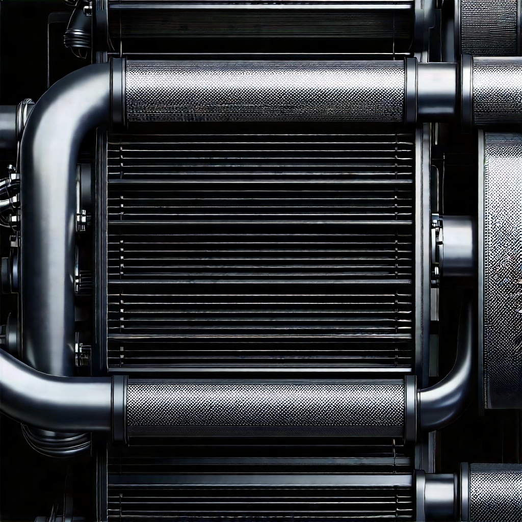 Close-up of cooling system