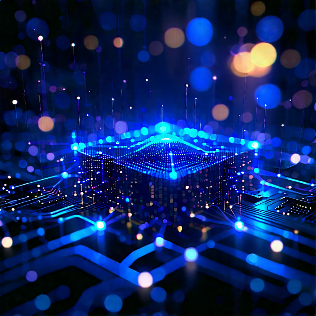 Blockchain Network Visualization With Image, There