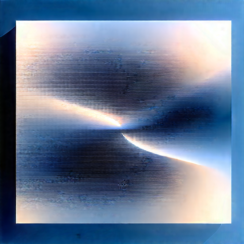 Innovative Communication Tool Design With Blue Square