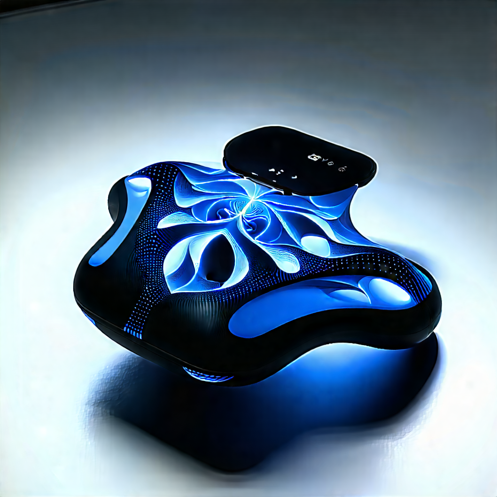 Innovative Wearable (device:1.22) Design With Blue Black
