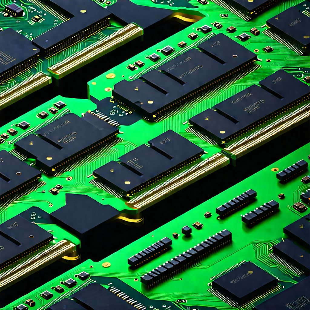 Close-up of memory module
