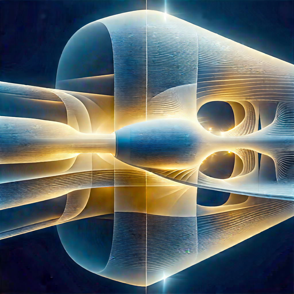 Aerospace Technology In Manufacturing Facility With Brightly Lit,