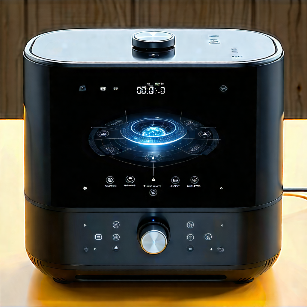Innovative Smart Appliance (design:1.26) With Black Silver