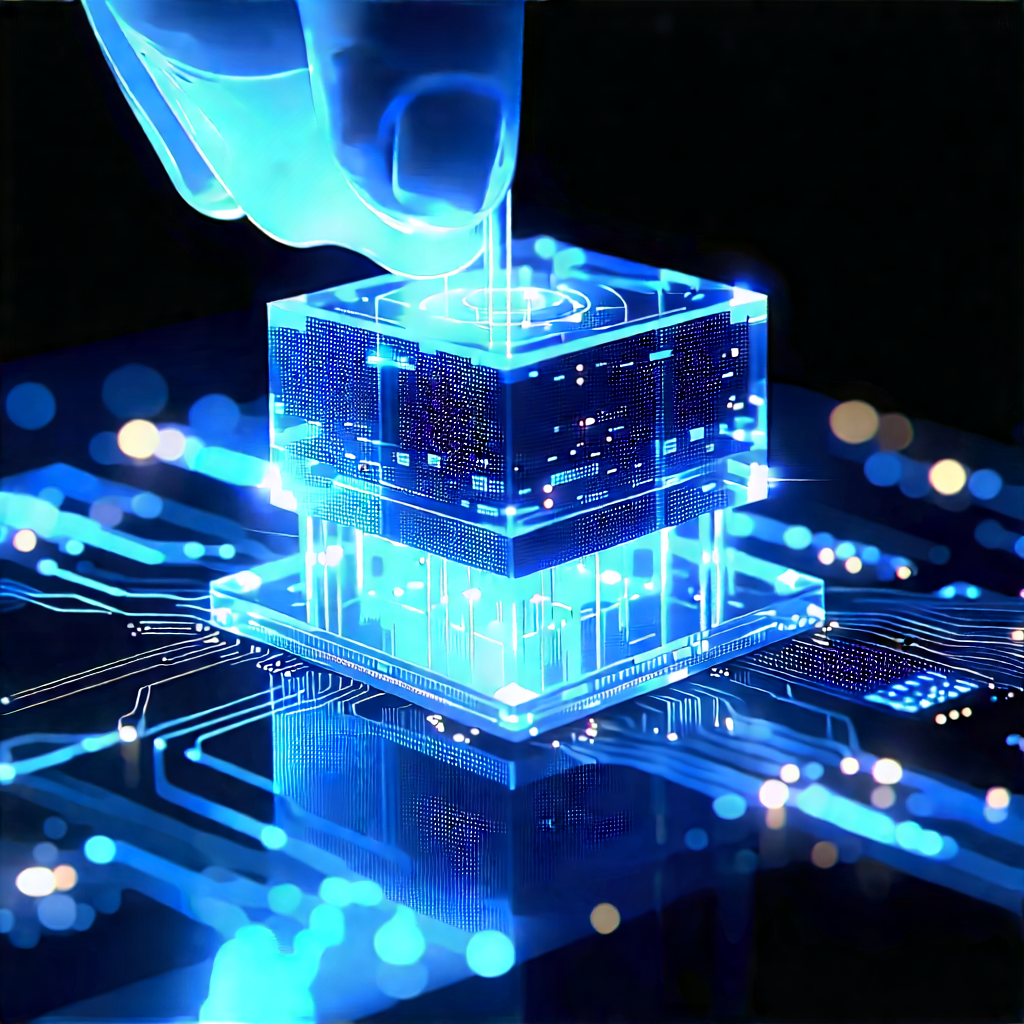 Quantum computer with data streams