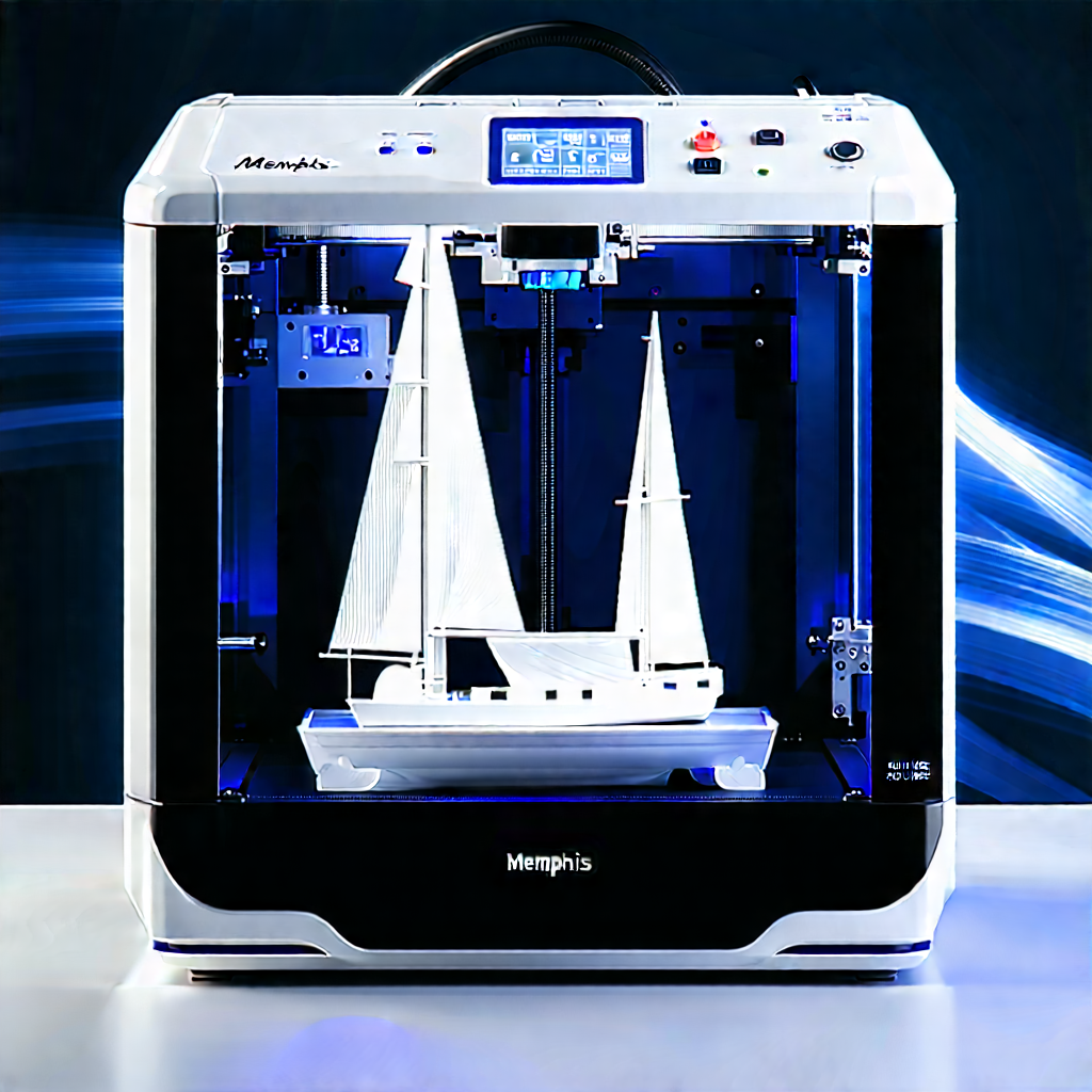3d Printer With Laser Scanning With Printer Creating