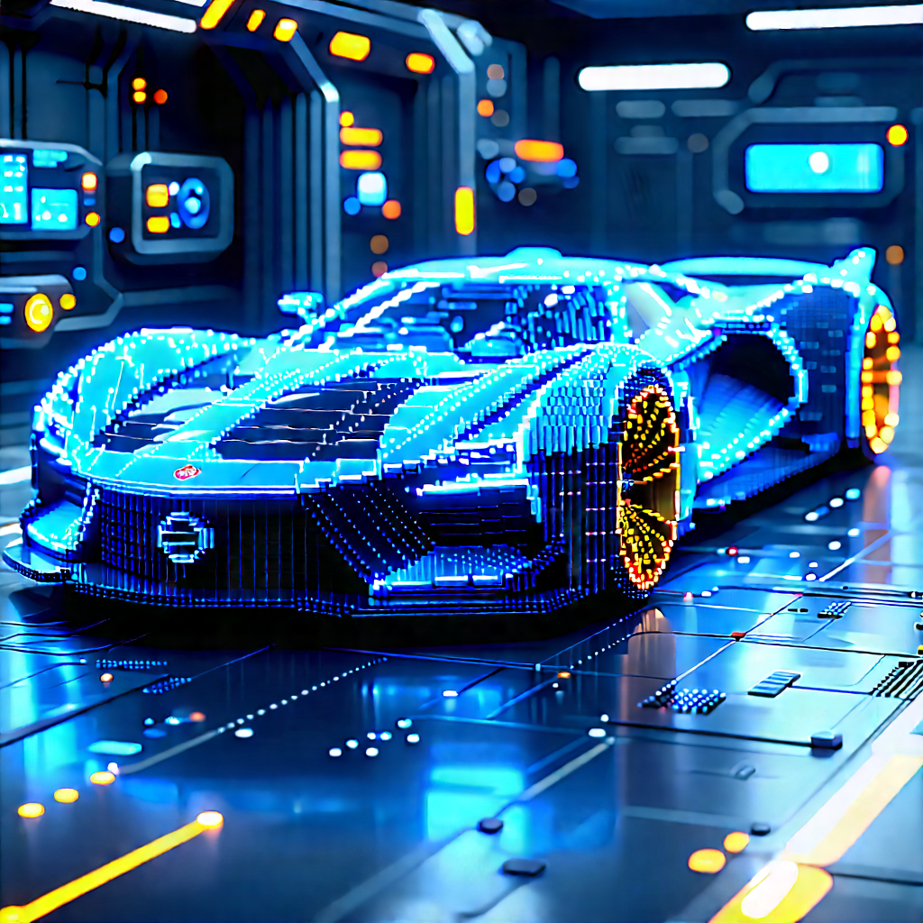 Automotive Technology In Research Center With Image, There