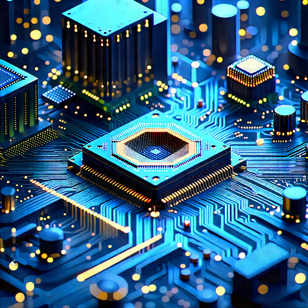 Close-up Of Sensor Array With Image, There