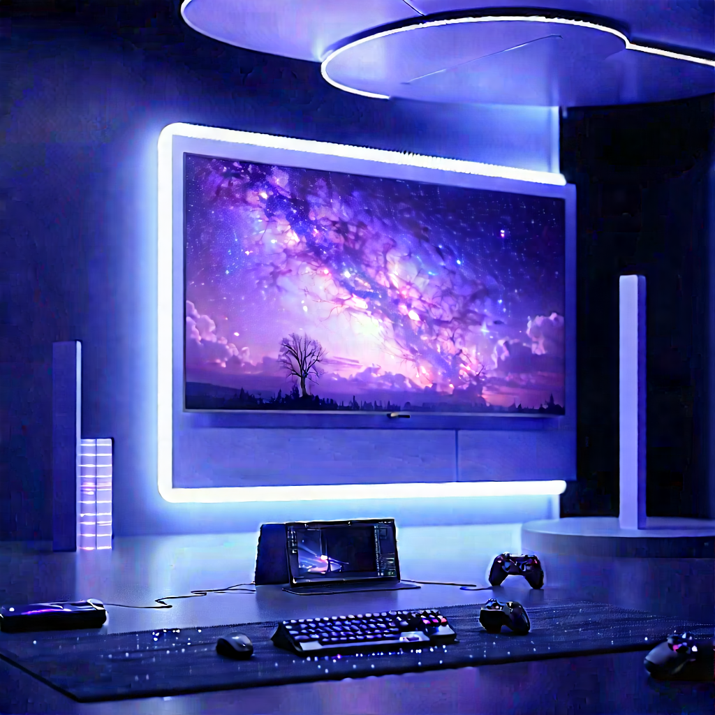 Entertainment technology in design studio