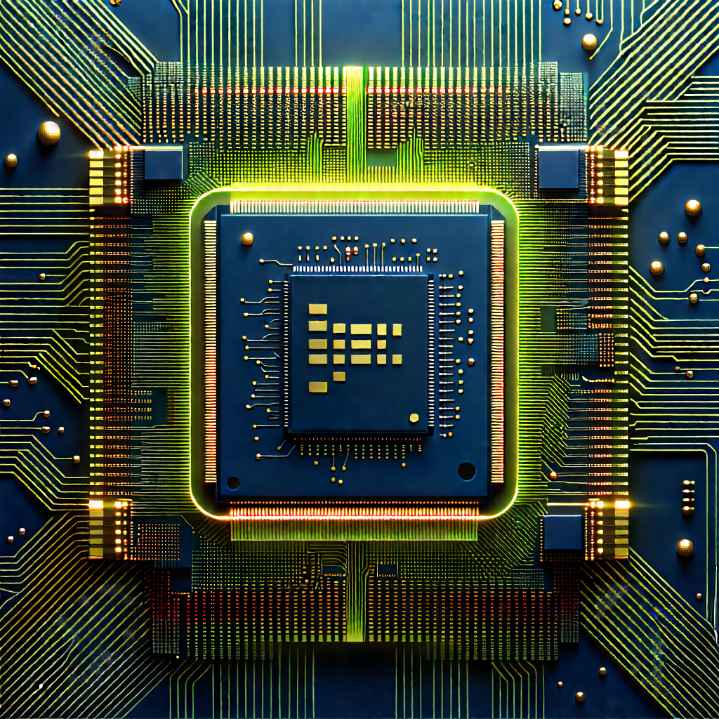 Microchip with digital particles