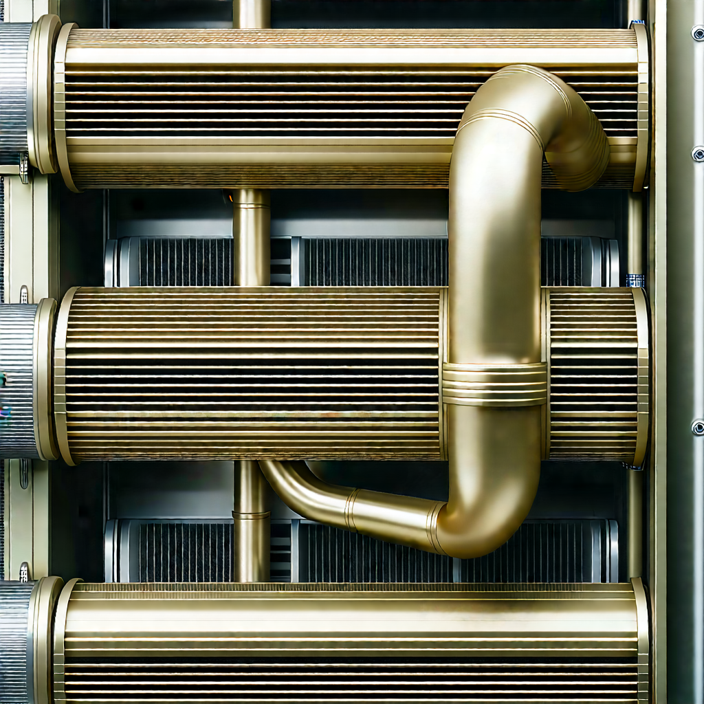 Close-up of cooling system
