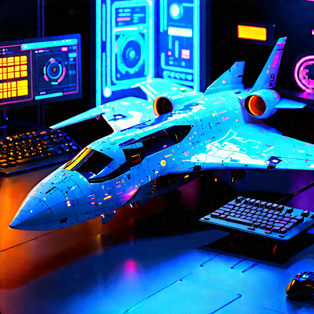 Aerospace technology in tech office