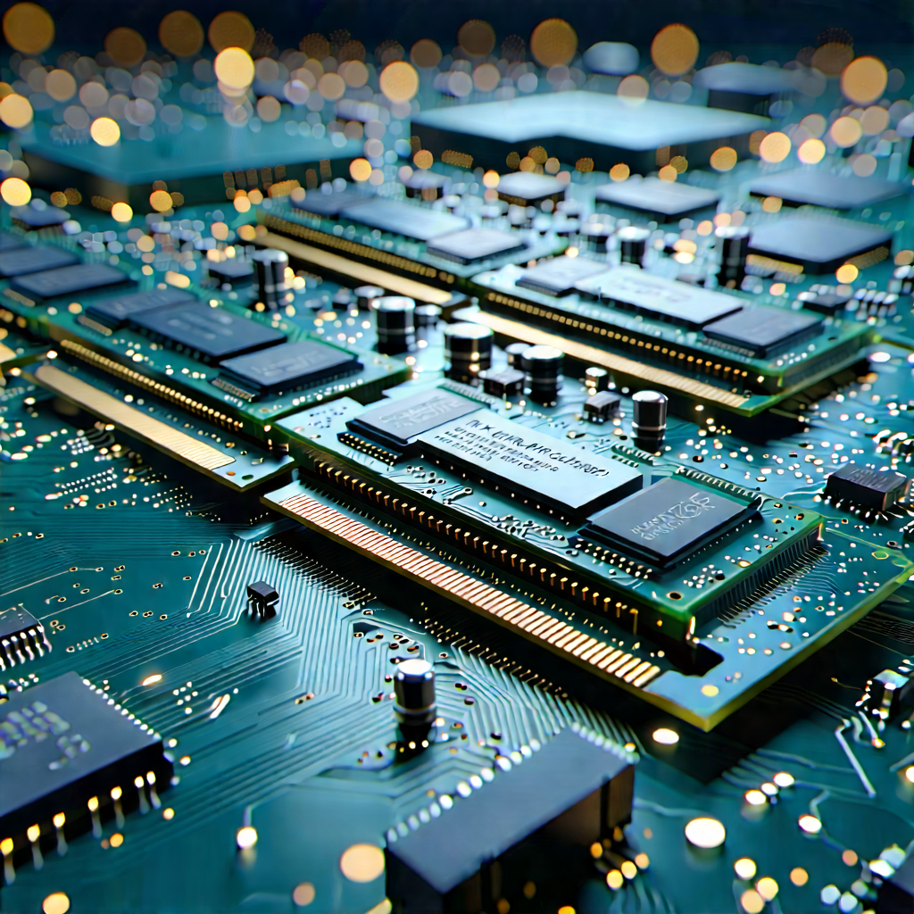 Close-up of memory module