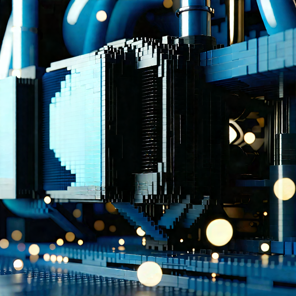 Close-up of cooling system