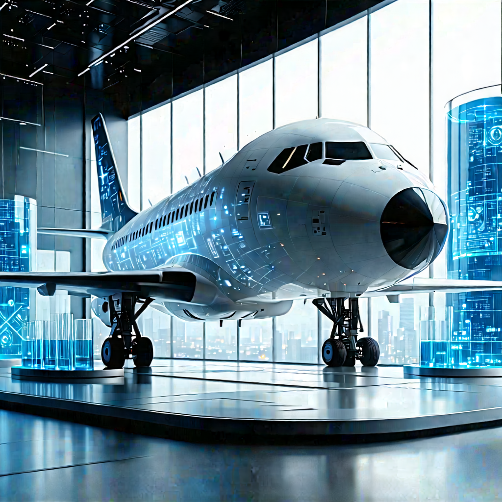 Aerospace Technology In Modern Laboratory With Large White