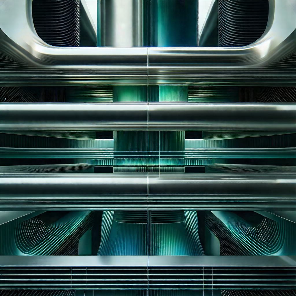 Close-up of cooling system