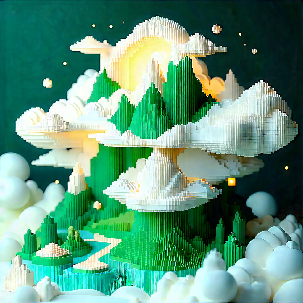 Cloud Computing Visualization With Large, Intricate