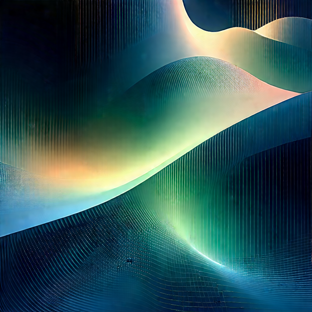 Big Data Visualization With Colorful, Abstract