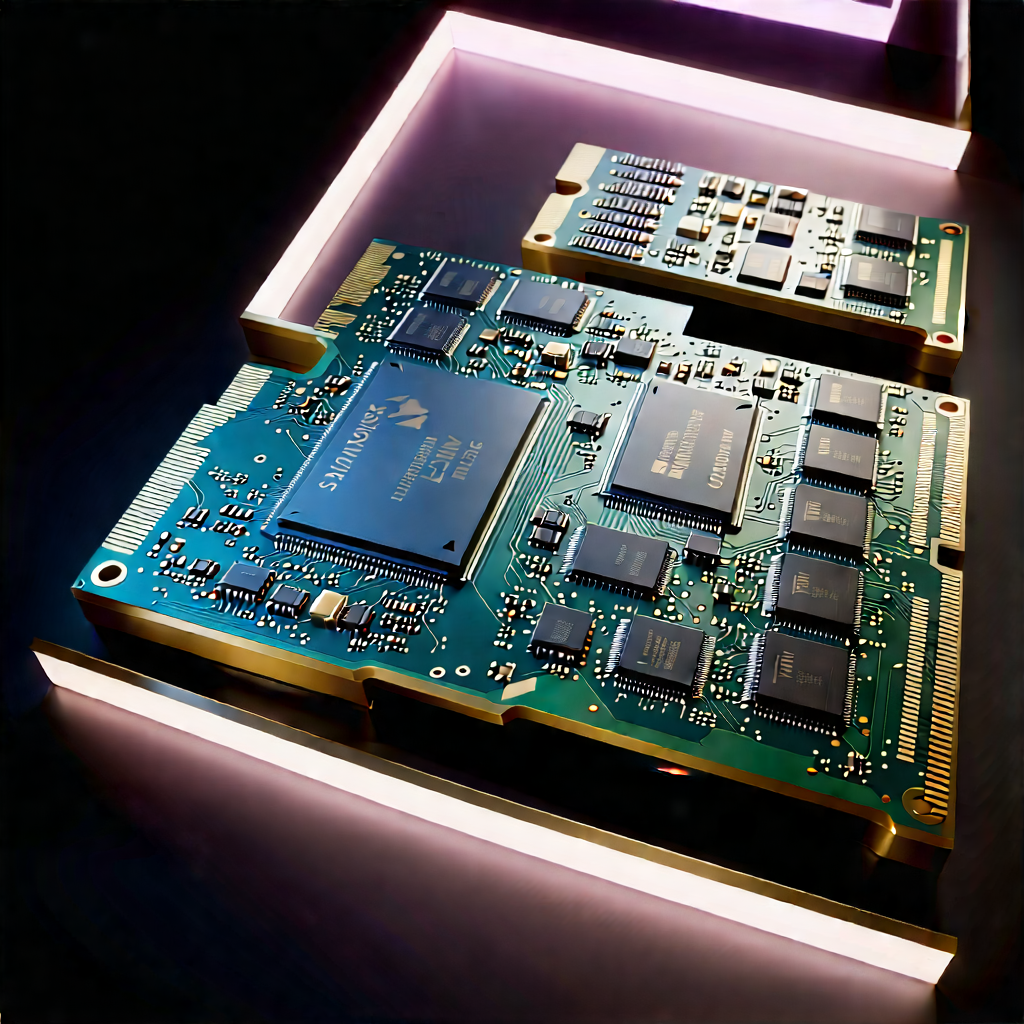 Close-up of memory module