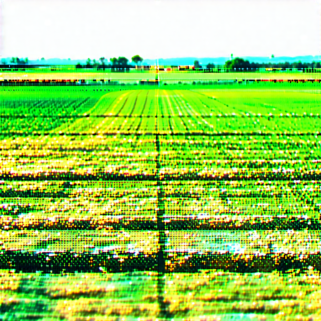Agricultural Technology In Modern Laboratory With Colorful, Computer-generated