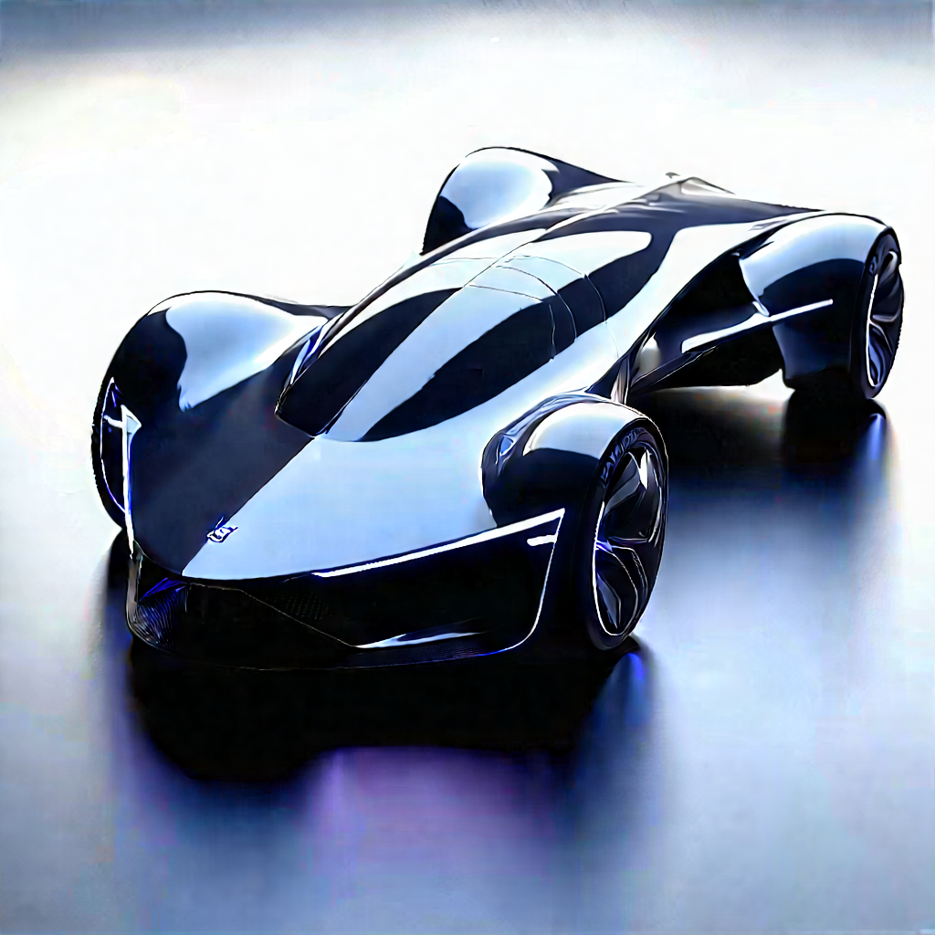 Innovative Electric Vehicle Design With Sleek, Futuristic-looking