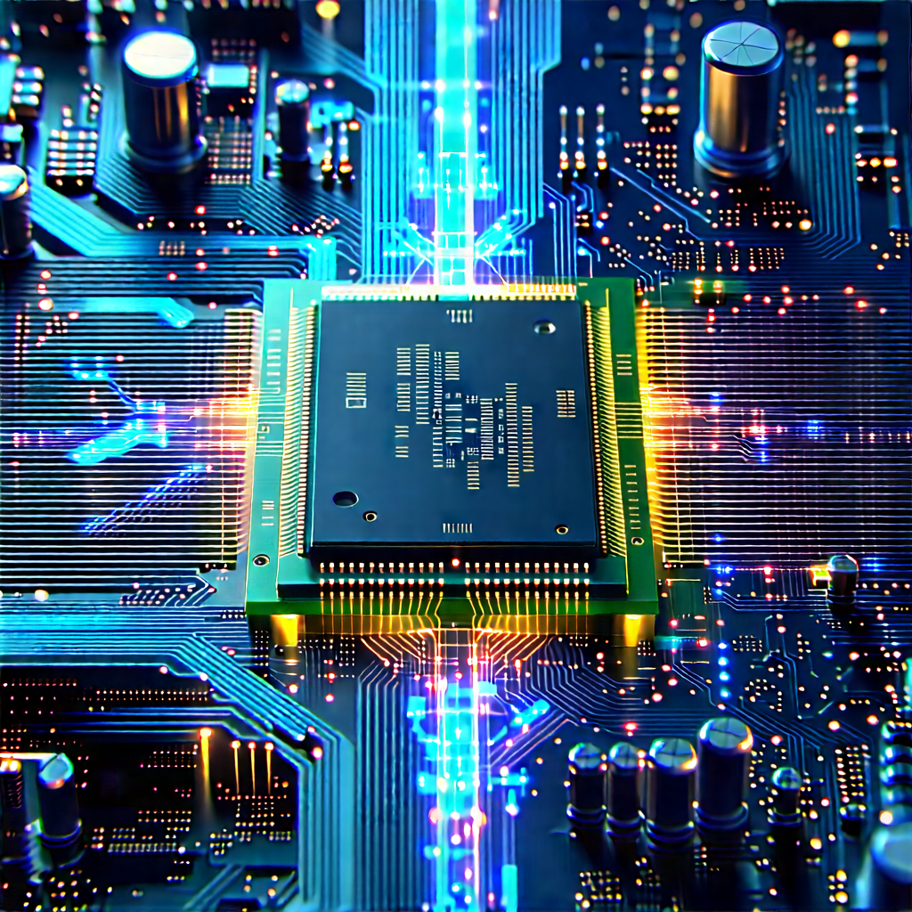 Microchip with holographic projection