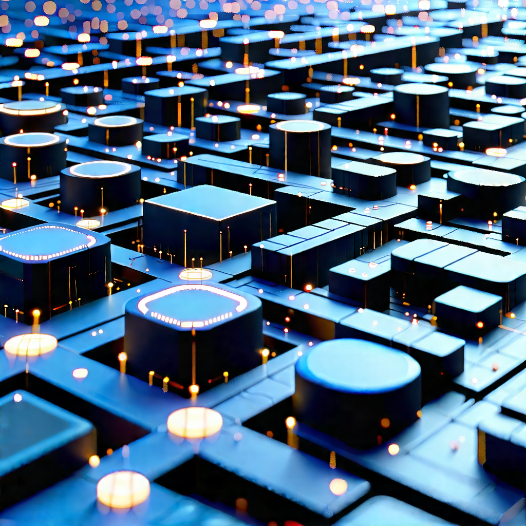 Close-up of sensor array