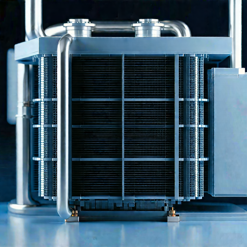 Close-up of cooling system