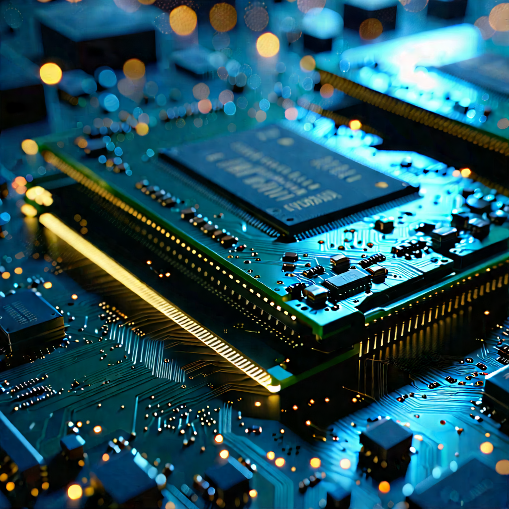 Close-up of memory module