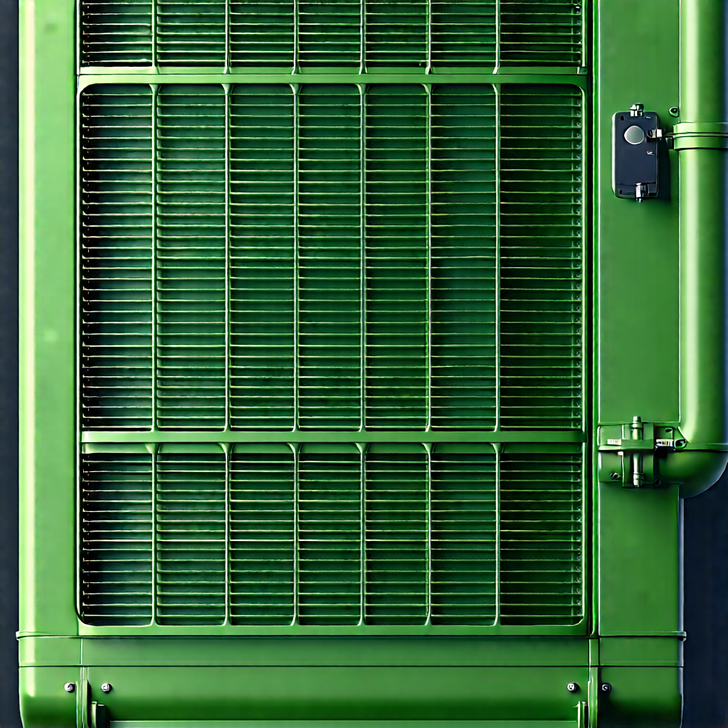 Close-up of cooling system